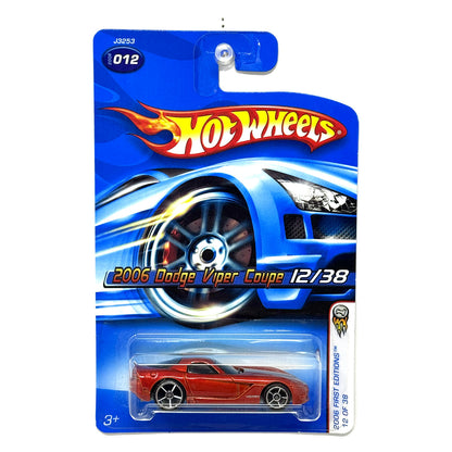 Hot Wheels 2006 First Editions 2006 Dodge Viper Coupe Red 1:64 Diecast