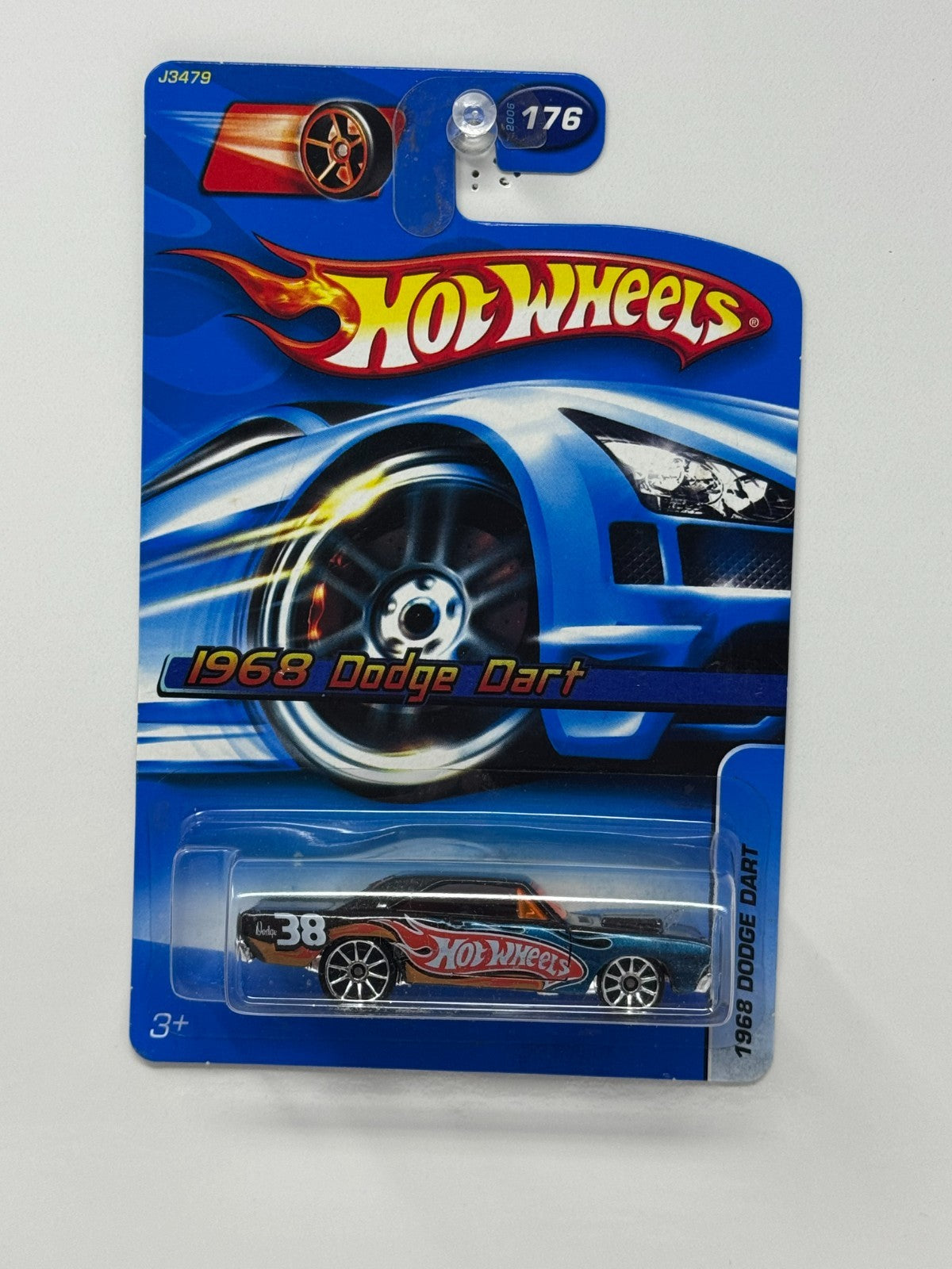 Hot Wheels 1968 Dodge Dart 1:64 Diecast Black Blue