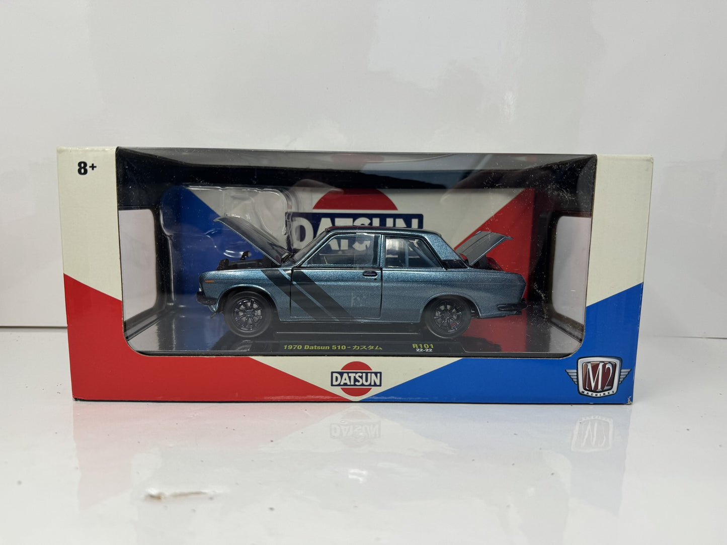 M2 Machines Datsun 1970 Datsun 510 Custom CHASE 1:24 Diecast