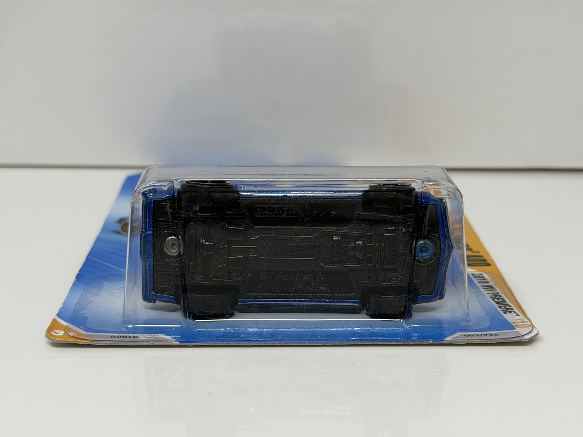 Hot Wheels 2010 HW Premiere 1967 Pontiac Firebird 400 1:64 Diecast Blue