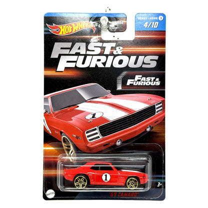 Hot Wheels Fast & Furious 1969 Camaro 1:64 Diecast