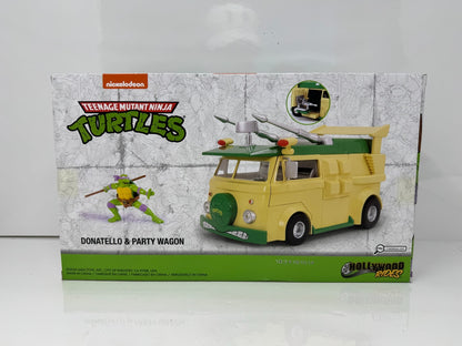 Jada Teenage Mutant Ninja Turtles Donatello & Party Wagon w/ Figure 1:24 Diecast