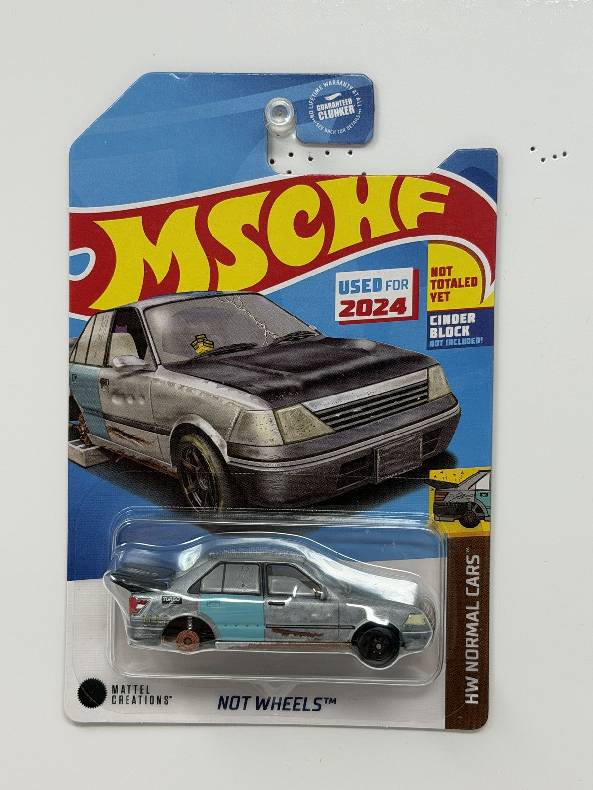 Hot Wheels x MSCHF Not Wheels HW Normal Cars 1:64 Diecast 2024 Mattel Creations