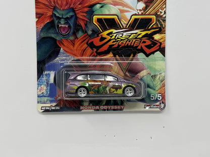 Hot Wheels Street Fighter V Honda Odyssey 1:64 Diecast Real Riders