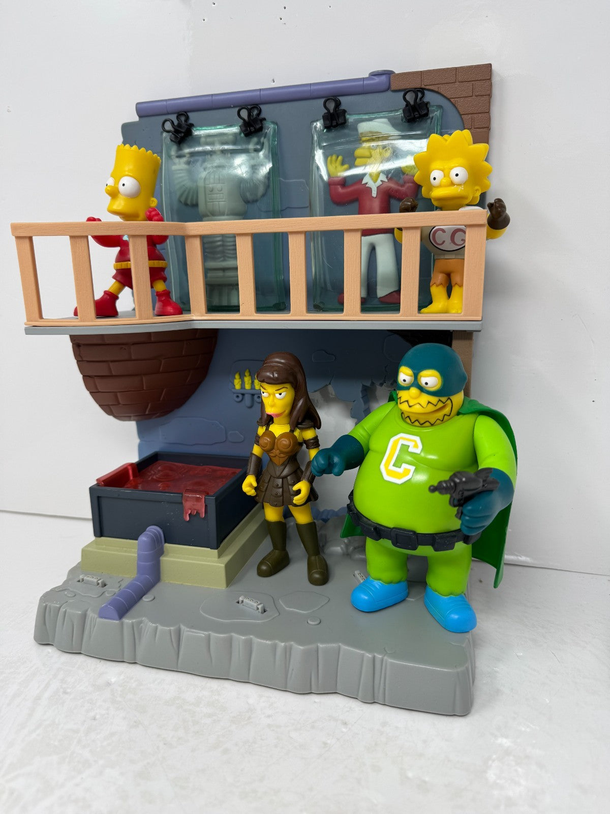Simpsons World of Springfield Treehouse of Horror 4 Underground Lair Playmates