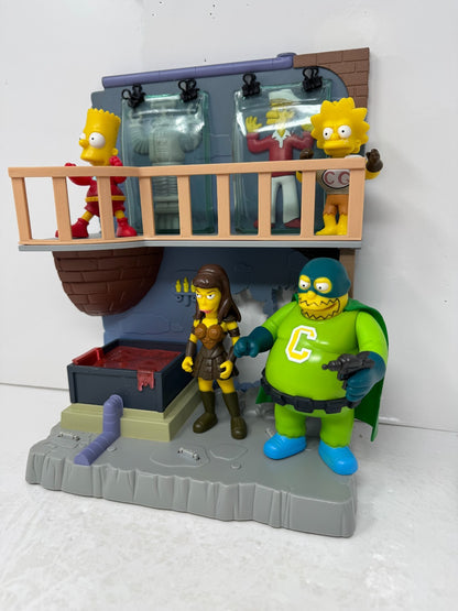Simpsons World of Springfield Treehouse of Horror 4 Underground Lair Playmates