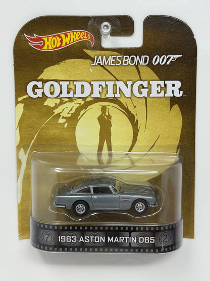 Hot Wheels Retro Entertainment James Bond 007 1963 Aston Martin DB5 1:64 Diecast