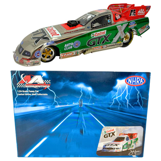 Motorsports Authentics NHRA John Force Ford Mustang Color Chrome 1:24 Diecast