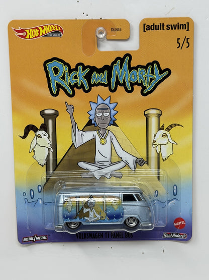 Hot Wheels Premium Rick and Morty Volkswagen T1 Panel Bus 1:64 Real Riders