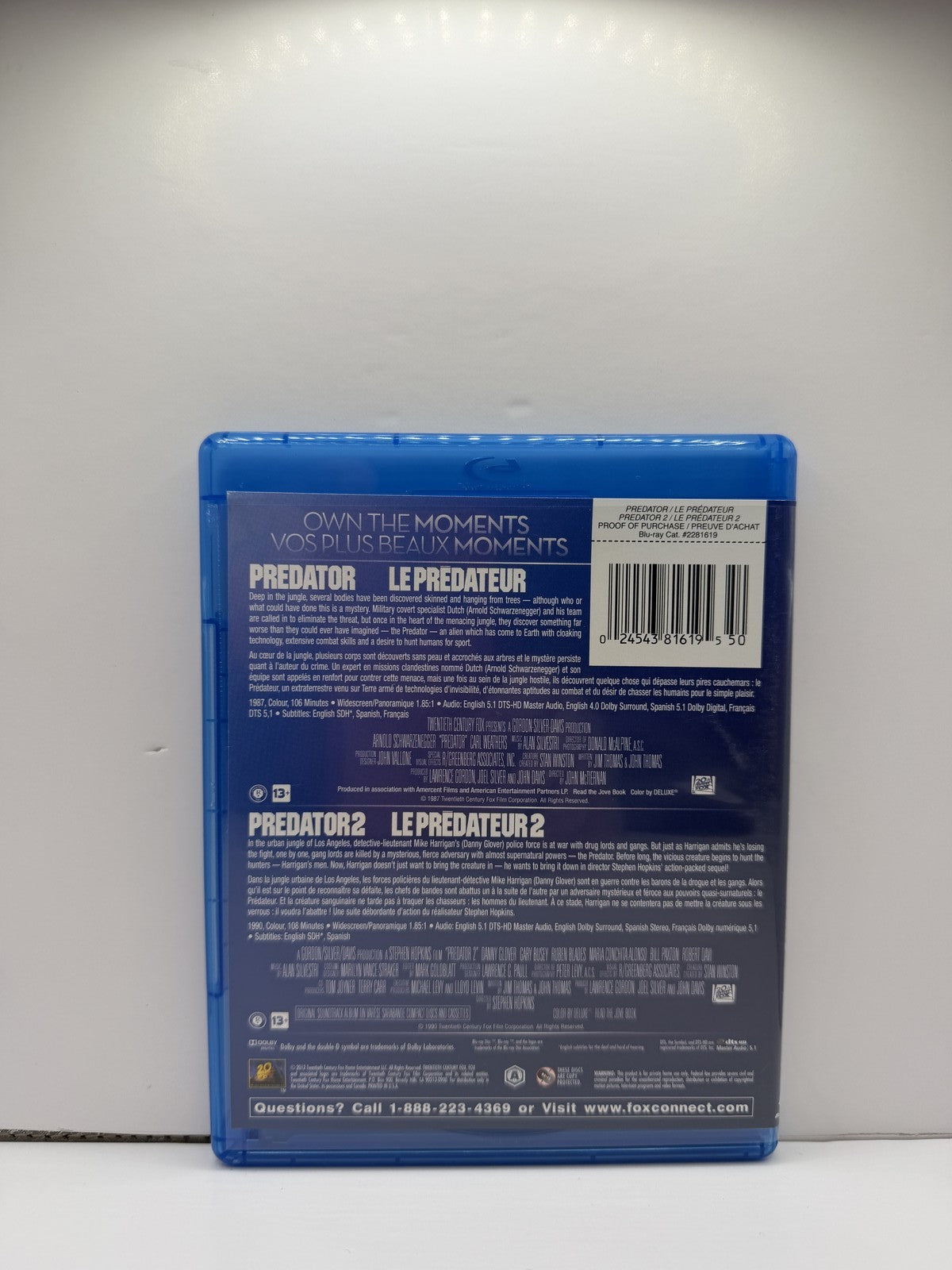 Predator / Predator 2 2-Movie Collection (Blu-ray) Schwarzenegger Glover
