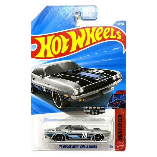 Hot Wheels ZAMAC Nightspeed 1970 Dodge Hemi Challenger 1:64 Diecast