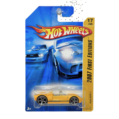 Hot Wheels First Editions Ford GTX-1 1:64 Diecast Yellow