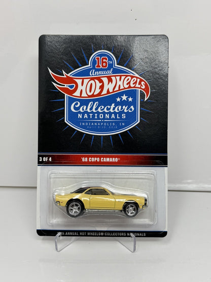 Hot Wheels 2016 16th Collector Nationals 1968 Chevrolet COPO Camaro 1:64 Diecast