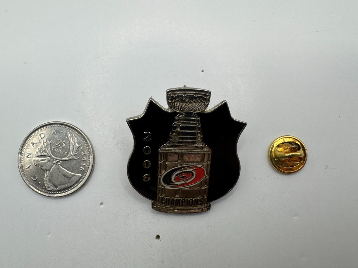 Carolina Hurricanes 2006 Stanley Cup Champions NHL Hockey Lapel Pin