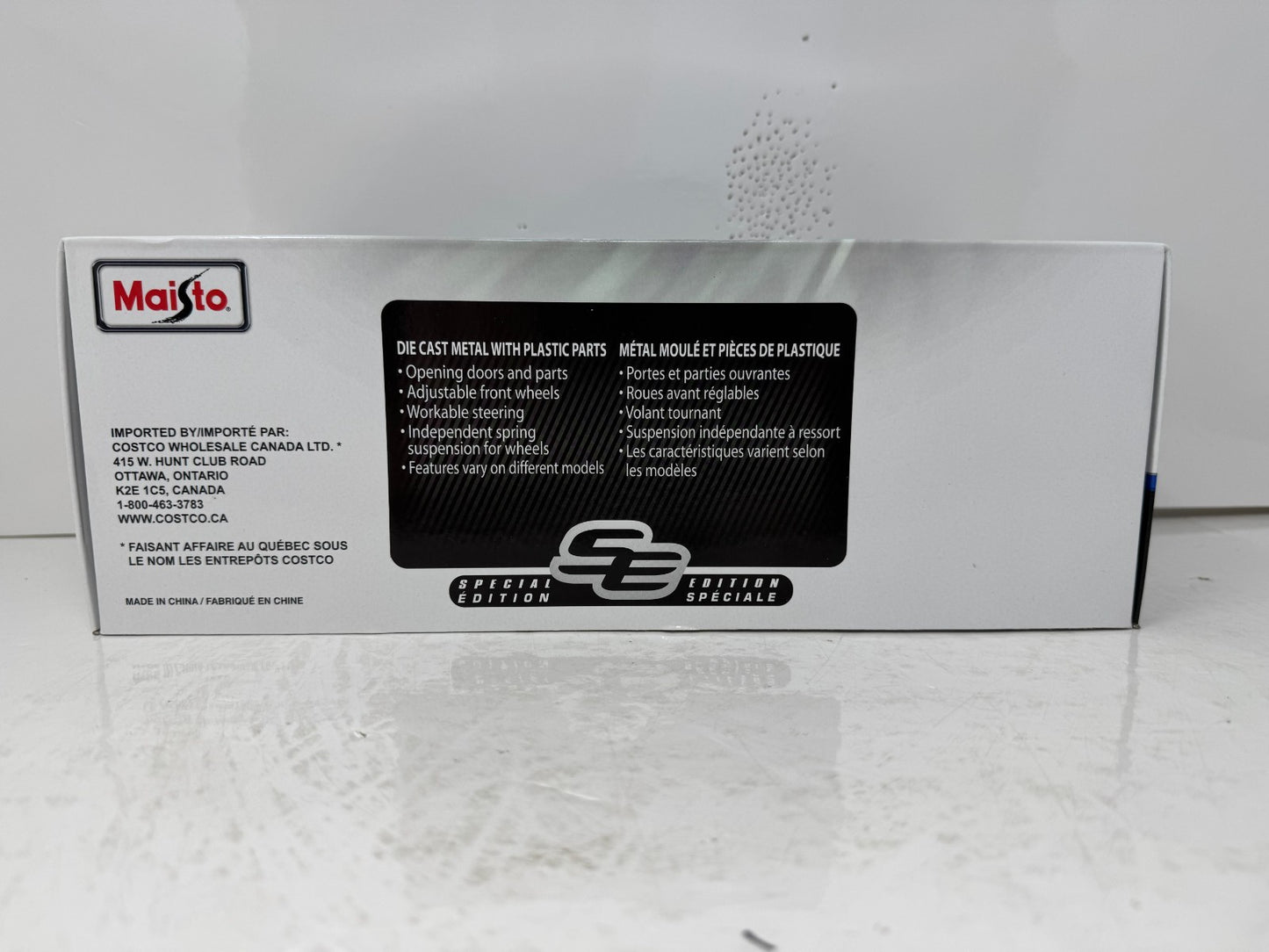 Maisto 1968 Ford Mustang GT Cobra Jet 1:18 Diecast Special Edition