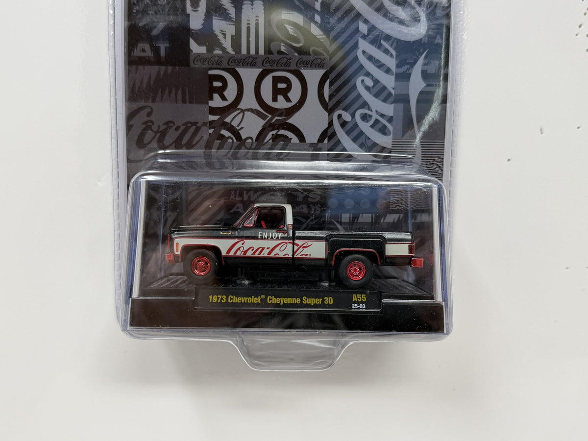 M2 Machines Coca-Cola 1973 Chevrolet Cheyenne Super 30 CHASE 1:64 Diecast