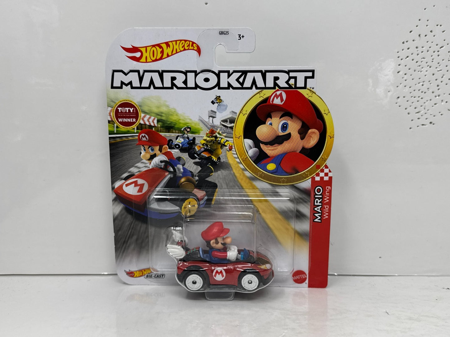 Hot Wheels Mario Kart Mario Wild Wing 1:64 Diecast