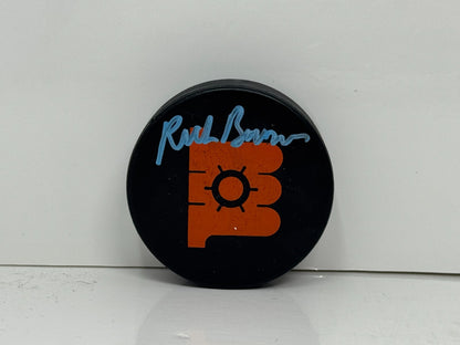 Rick Bowness Maine Mariners Signed NHL Autograph Puck Blue Auto