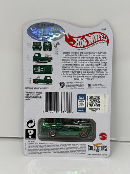 Hot Wheels RLC Red Line Club 2020 Holiday Hi-Po Hauler Club Excl. 1:64 Diecast
