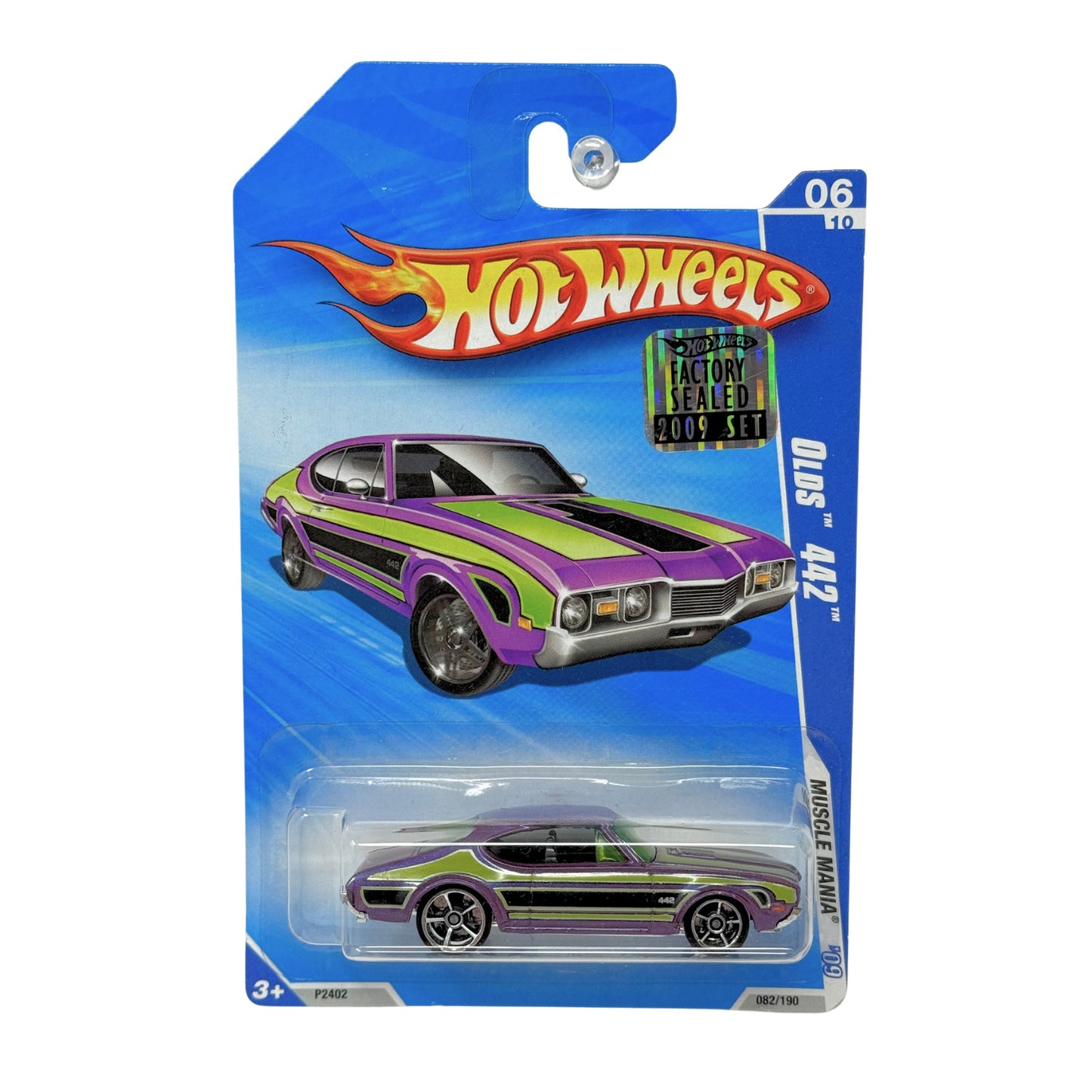 Hot Wheels Muscle Mania 1970 Oldsmobile 442 1:64 Diecast Factory Sealed Purple