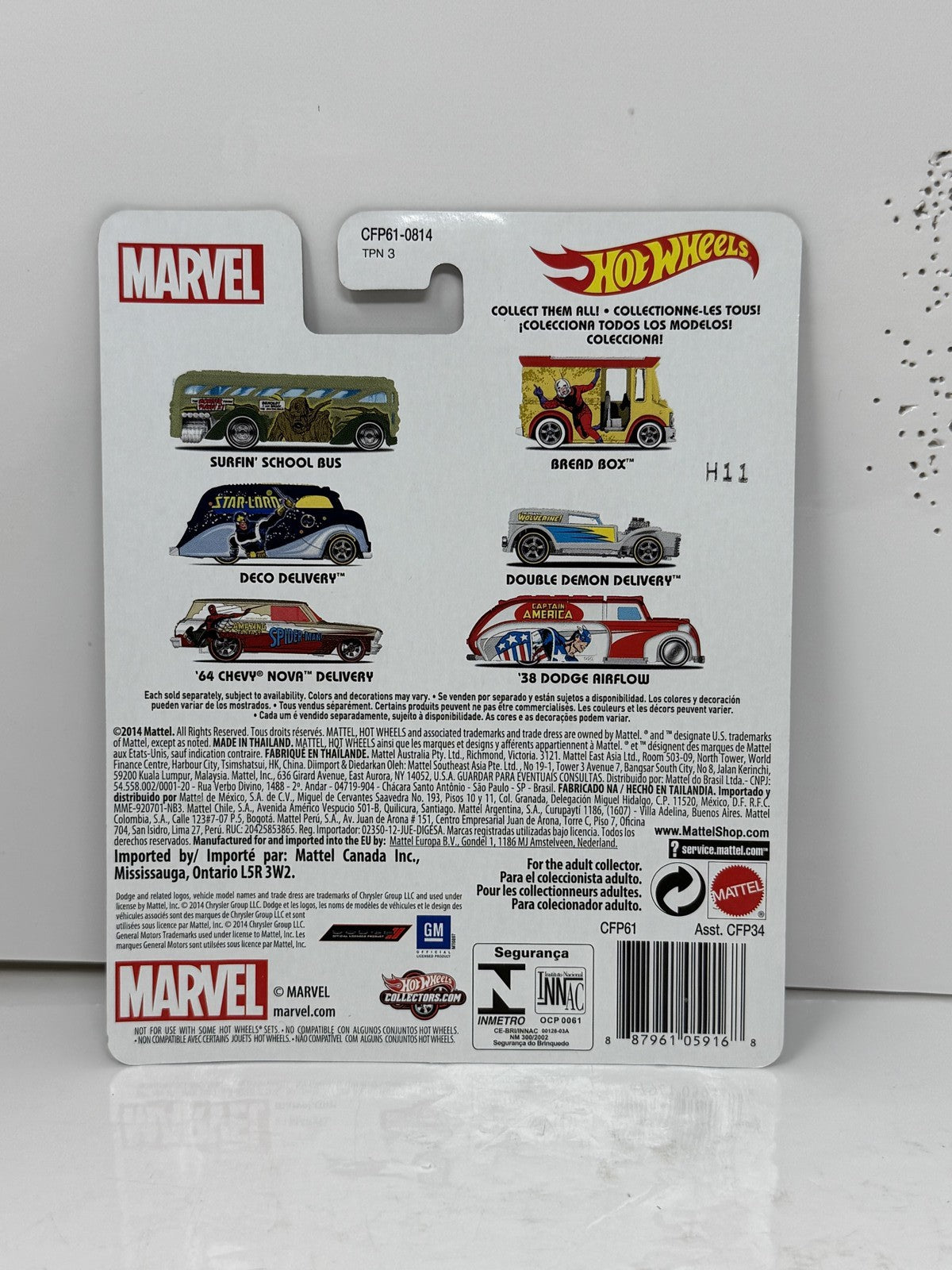 Hot Wheels Marvel Star-Lord Deco Delivery 1:64 Diecast Real Riders