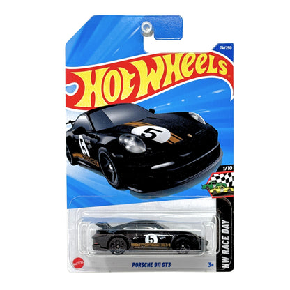 Hot Wheels Race Day Porsche 911 GT3 1:64 Diecast Black