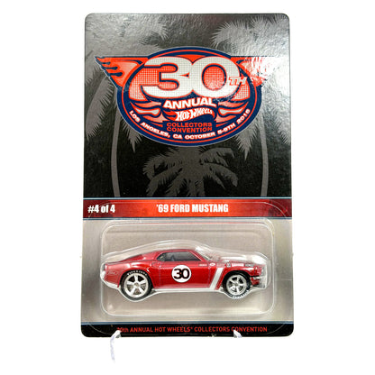 Hot Wheels 2016 30th Collectors Convention 1969 Ford Mustang 1:64 Diecast
