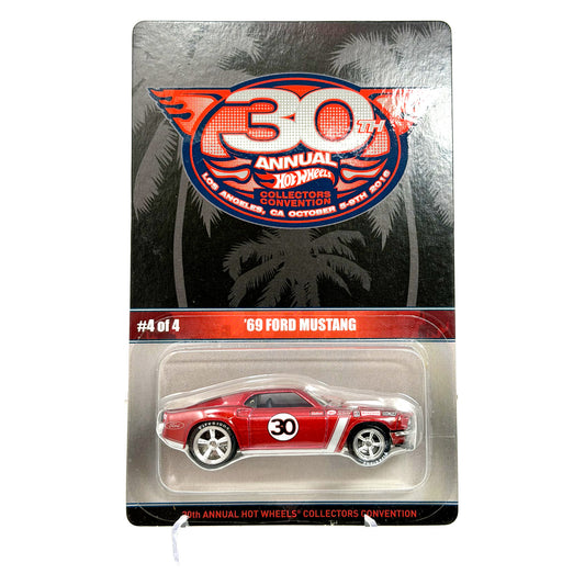Hot Wheels 2016 30th Collectors Convention 1969 Ford Mustang 1:64 Diecast