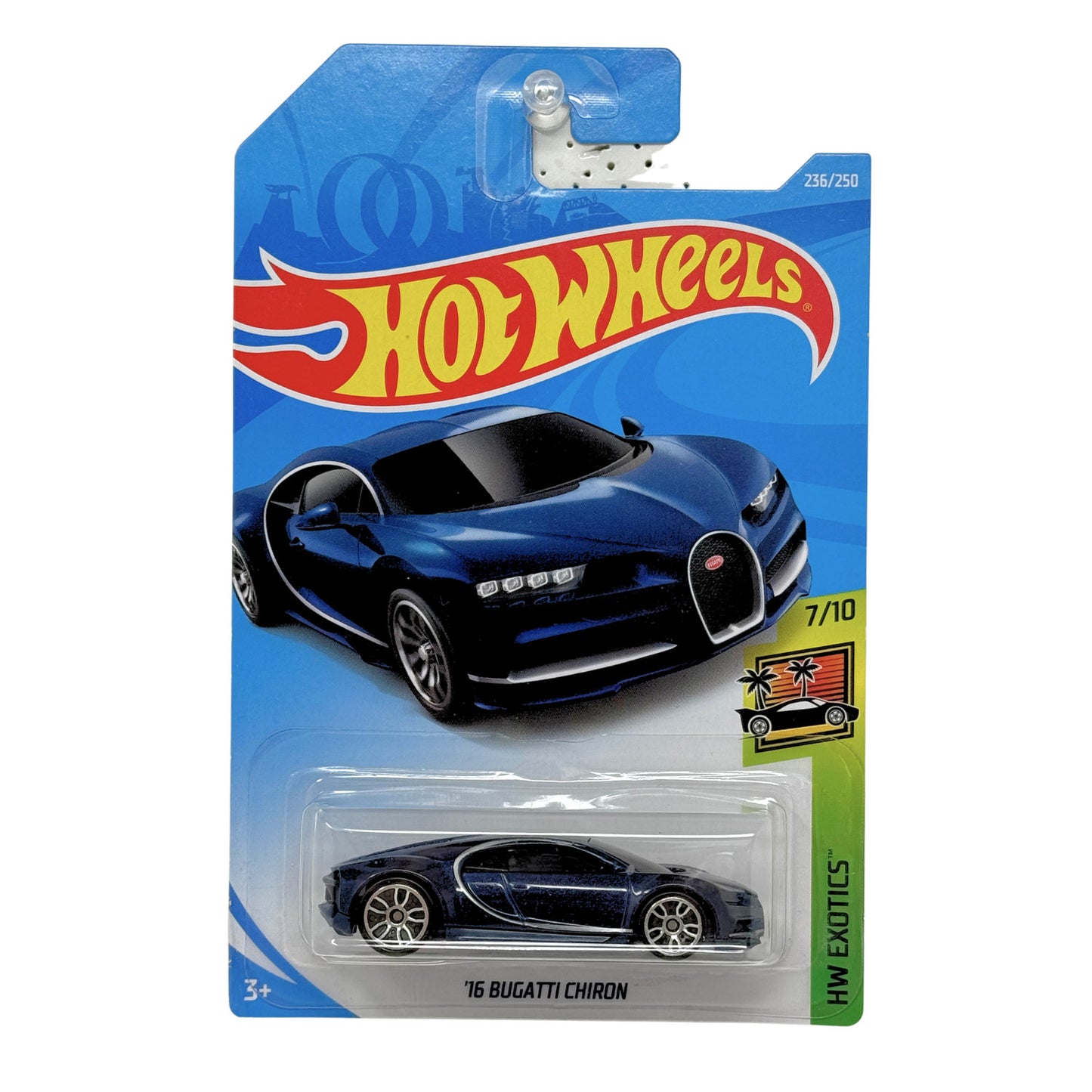 Hot Wheels Exotics 2016 Bugatti Chiron 1:64 Diecast