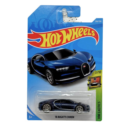 Hot Wheels Exotics 2016 Bugatti Chiron 1:64 Diecast