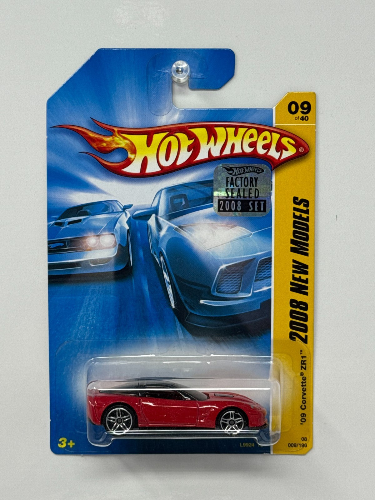 Hot Wheels New Models 2009 Chevy Corvette ZR1 Red 1:64 Diecast Factory Sealed