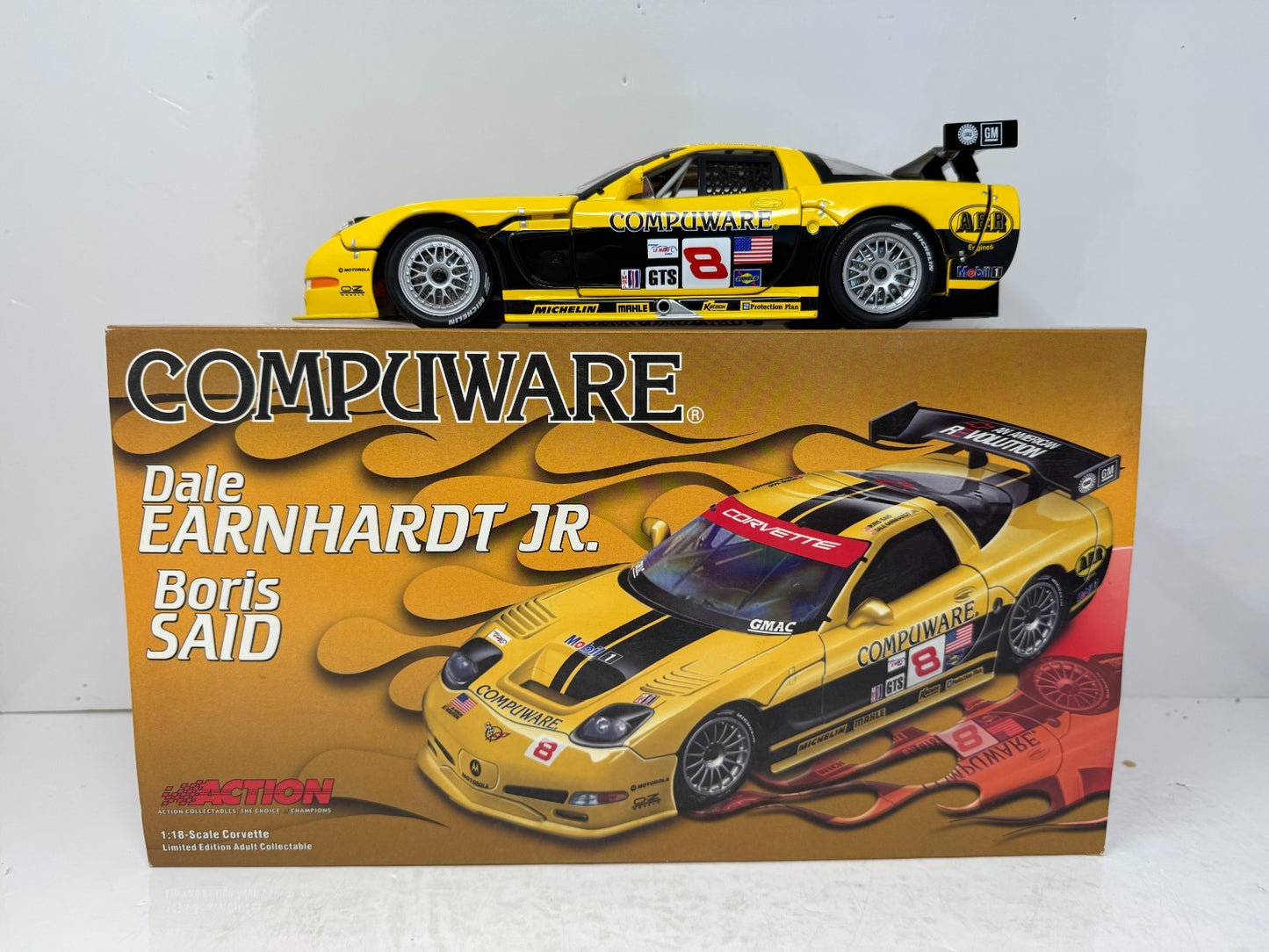 Action #8 Dale Earnhardt Jr. Boris Said Compuware 2004 Corvette C5R 1:18 Diecast