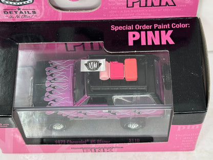 M2 Machines Pink 1973 Chevrolet K5 Blazer 1:64 Diecast