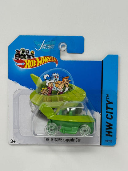 Hot Wheels City The Jetsons Capsule Car 1:64 Diecast Short Card