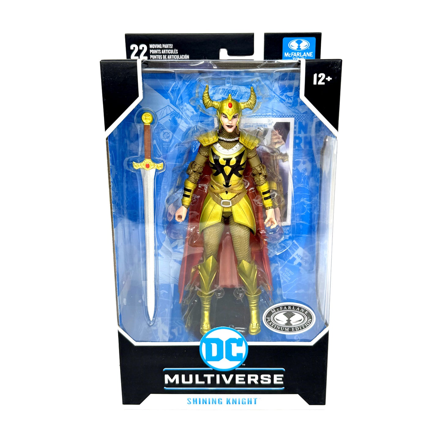 McFarlane DC Multiverse Shining Knight Seven Soldiers Platinum Edition Figure