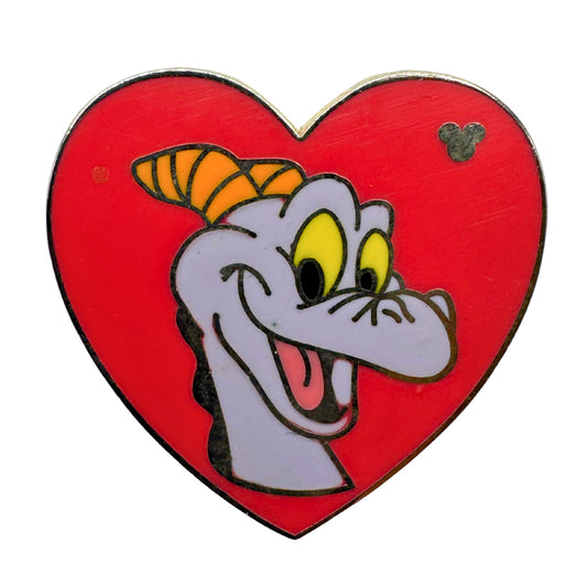 WDW Disney Figment's Head in a Heart Hidden Mickey Trading Pin DC1S18