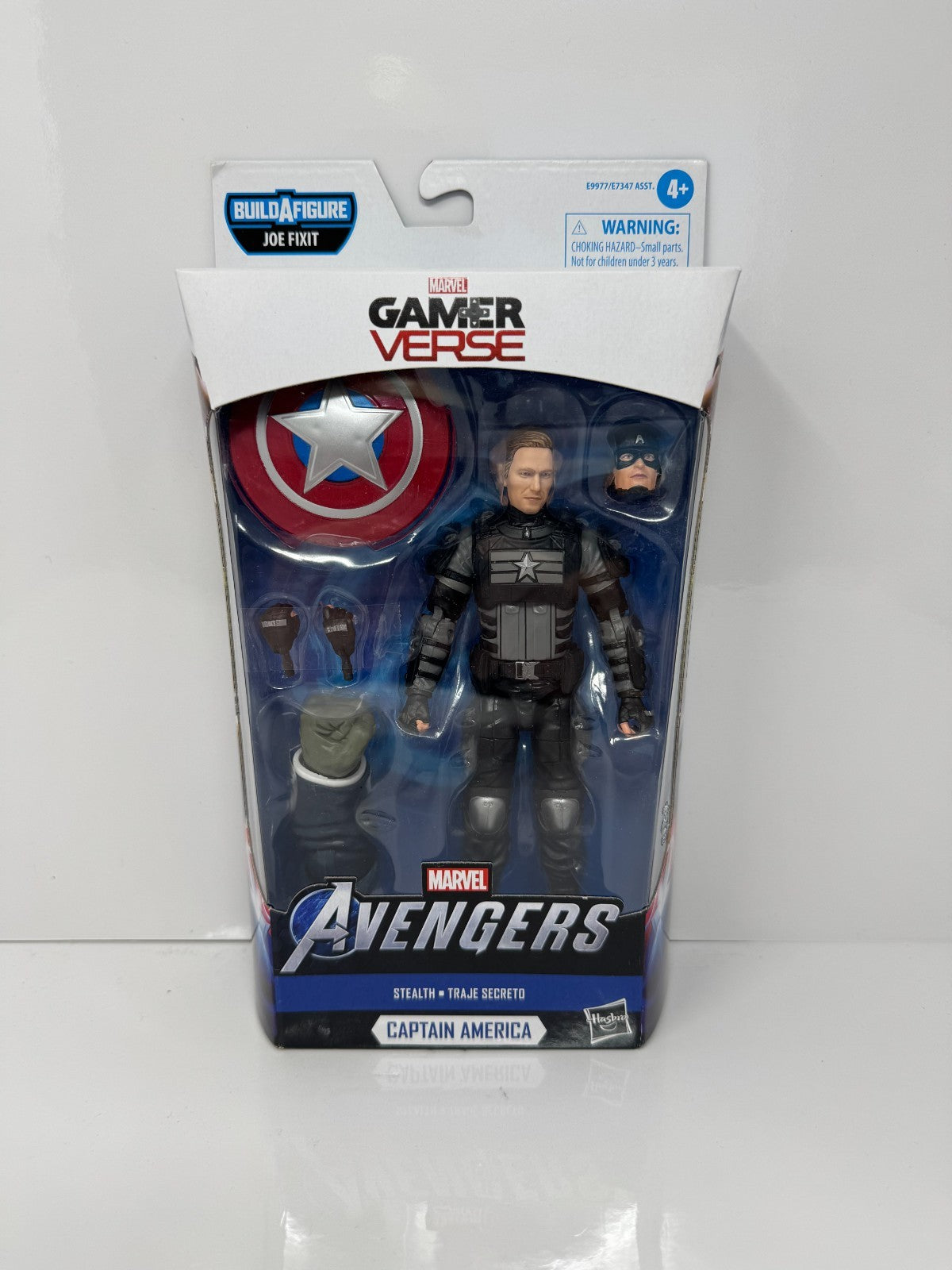 Marvel Legends Captain America Stealth Suit Action Figure w/ Joe Fixit BAF Piece