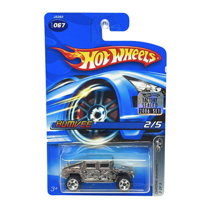Hot Wheels Chrome Burnez Hummer 1:64 Diecast Factory Sealed V2