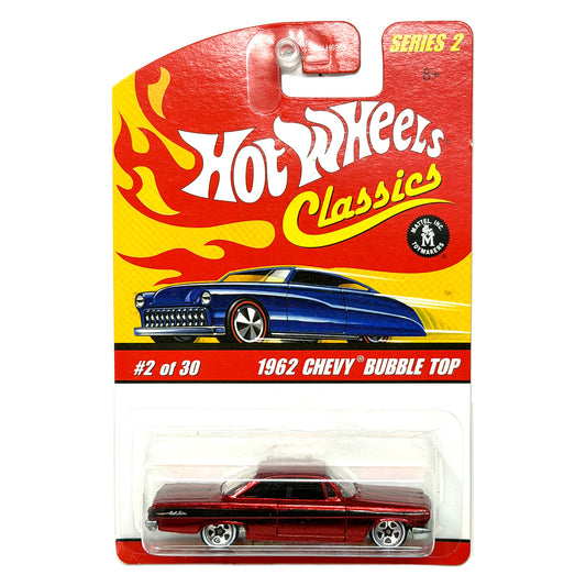 Hot Wheels Classics Series 2 1962 Chevy Bubble Top 1:64 Diecast Dark Blue