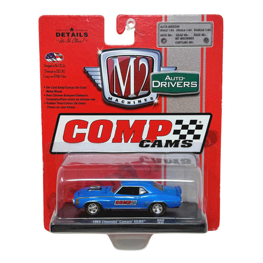 M2 Machines Auto-Drivers 1969 Chevrolet Camaro SS/RS COMP Cams 1:64 Diecast