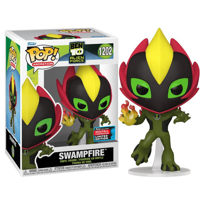 Funko Pop! Animation Ben 10 Alien Force Swampfire #1202 Convention Vinyl Figure