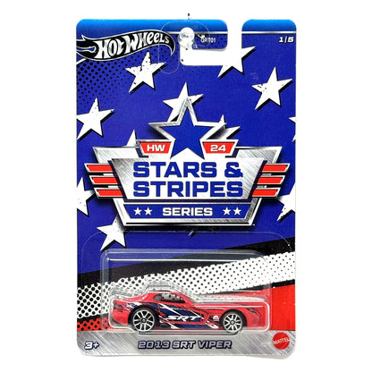 Hot Wheels Stars & Stripes 2013 SRT Viper 1:64 Diecast Red