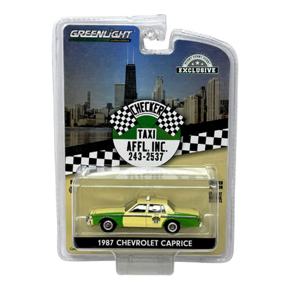 Greenlight Hobby Exclusive 1987 Chevrolet Caprice Checker Taxi 1:64 Diecast