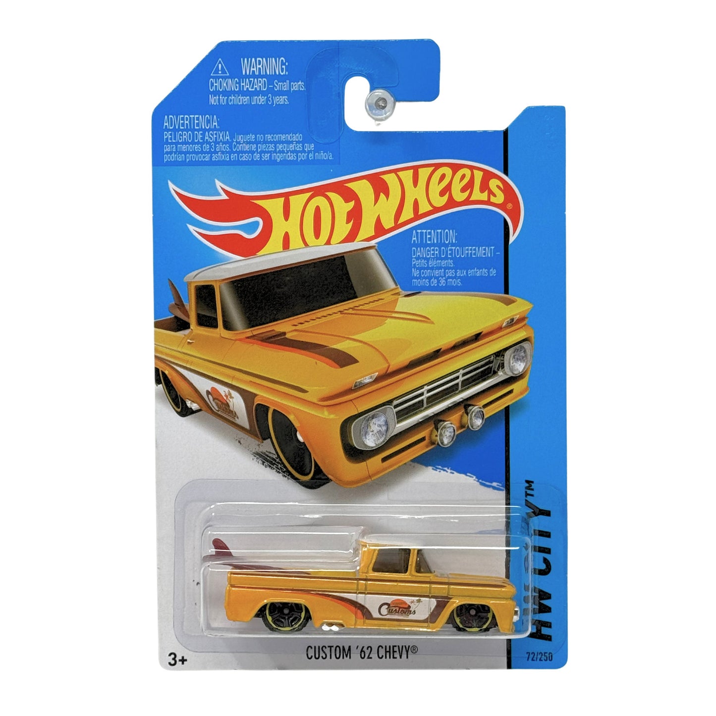 Hot Wheels HW City Custom 1962 Chevy Pickup 1:64 Diecast