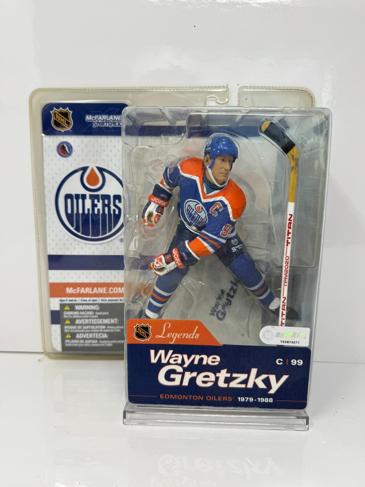 Mcfarlane NHL Wayne Gretzky Edmonton Oilers Legends Series 1 Figure