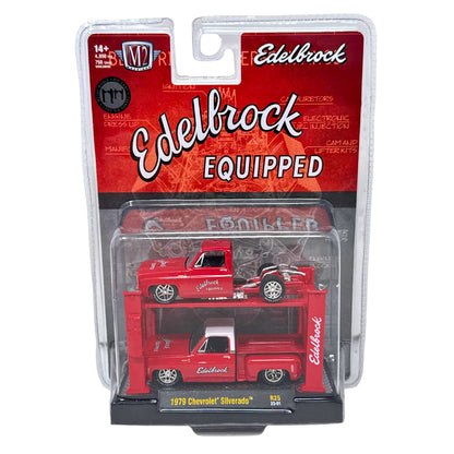 M2 Machines Auto Lift 1979 Chevrolet Silverado Edelbrock Equipped 1:64 Diecast