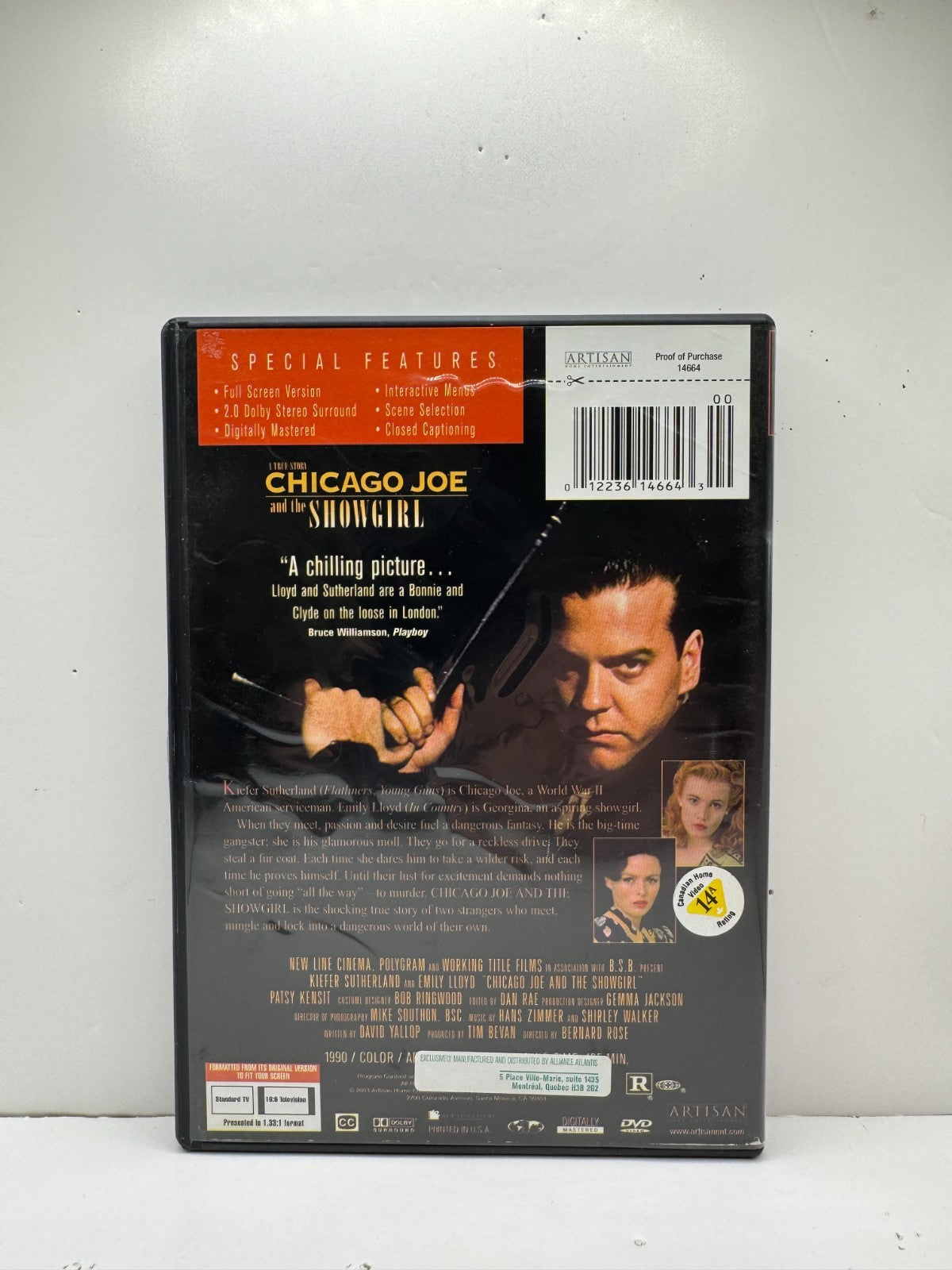 Chicago Joe and the Showgirl (DVD) Drama