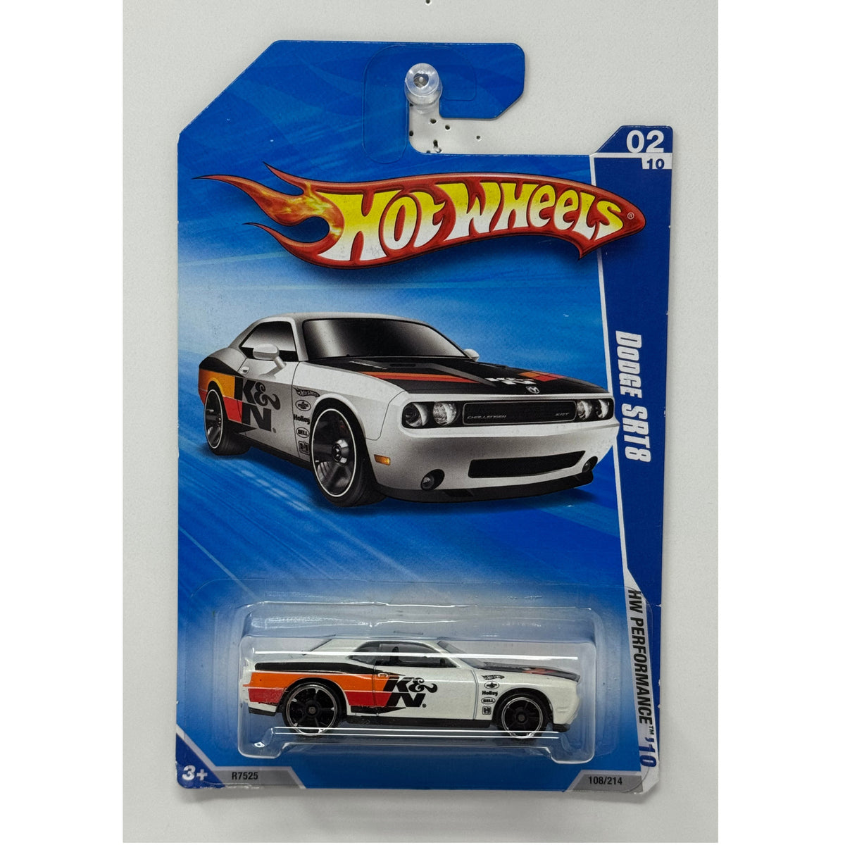 Hot Wheels Performance Dodge SRT8 K&N 1:64 Diecast White