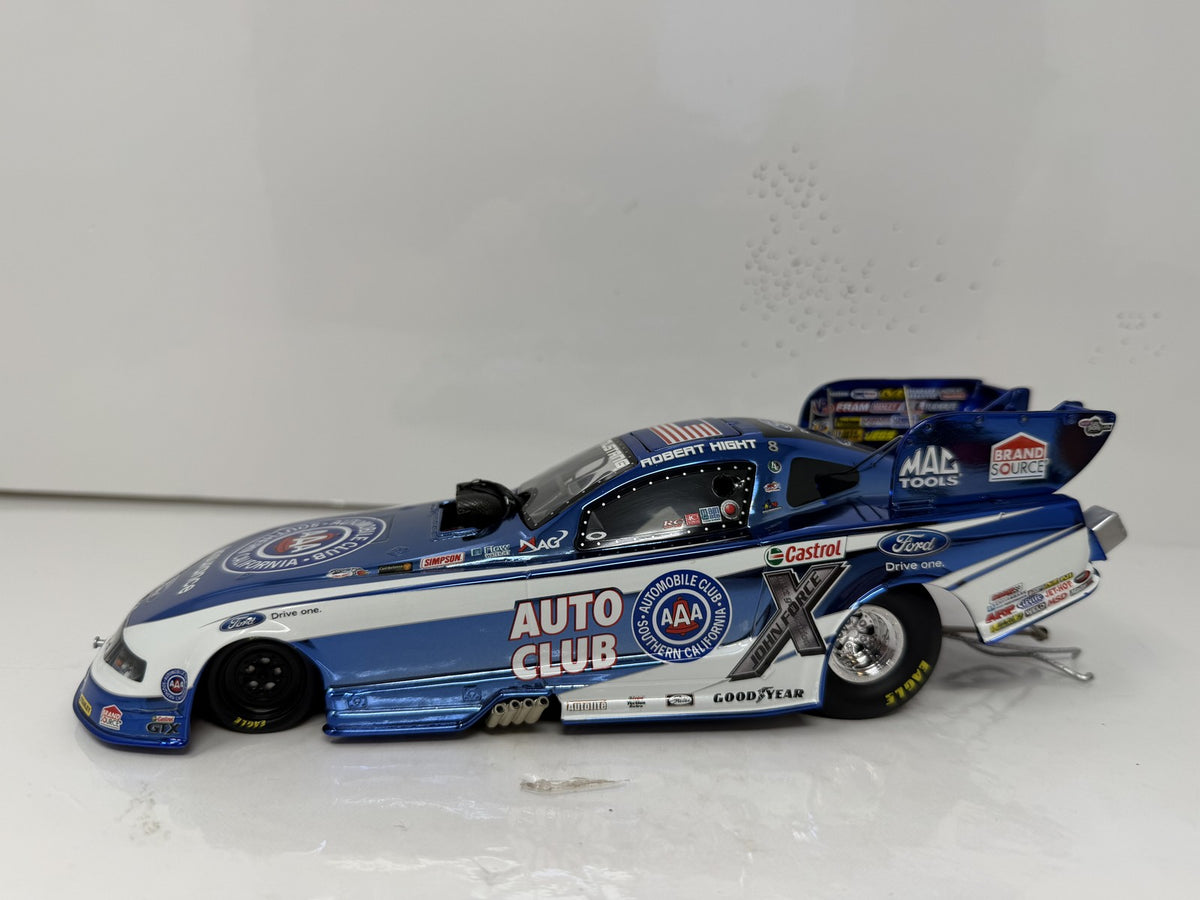 Action NHRA Robert Hight AAA 2011 Ford Mustang Funny Color Chrome 1:24 Diecast