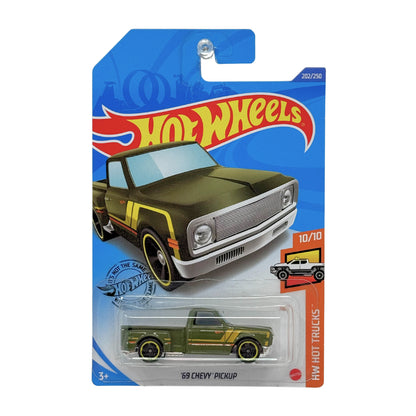Hot Wheels HW Hot Trucks 1969 Chevy Pickup 1:64 Diecast